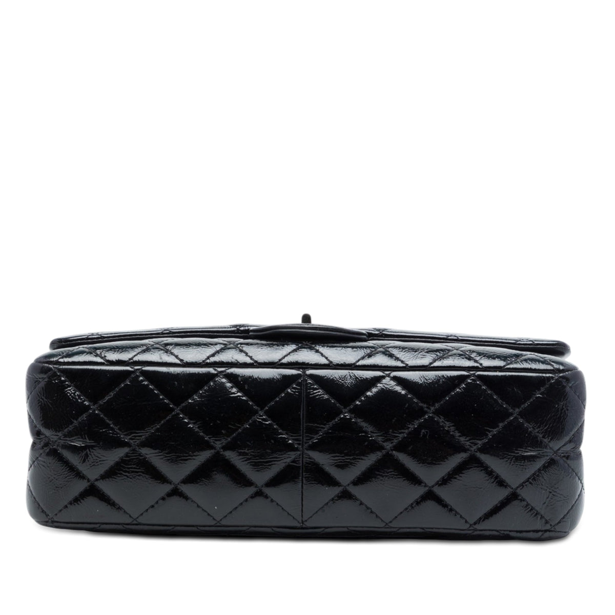 Chanel Quilted Crinkled Patent Reissue 2.55 Double Flap 227