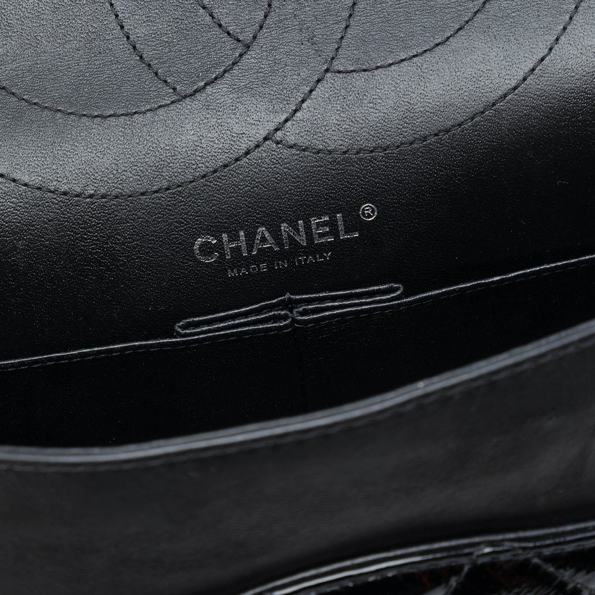 Chanel Quilted Crinkled Patent Reissue 2.55 Double Flap 227
