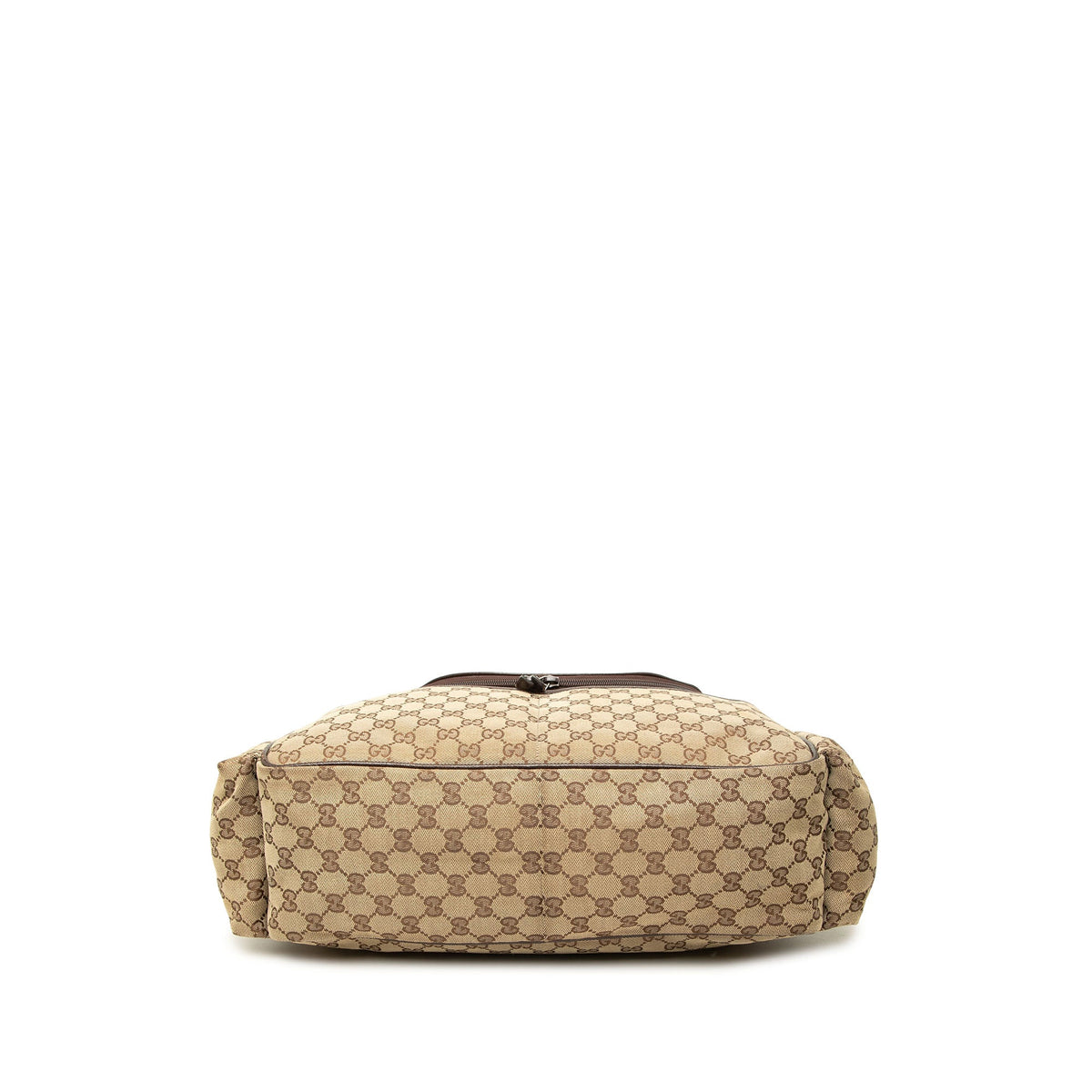 Gucci GG Canvas Diaper Bag — Beige