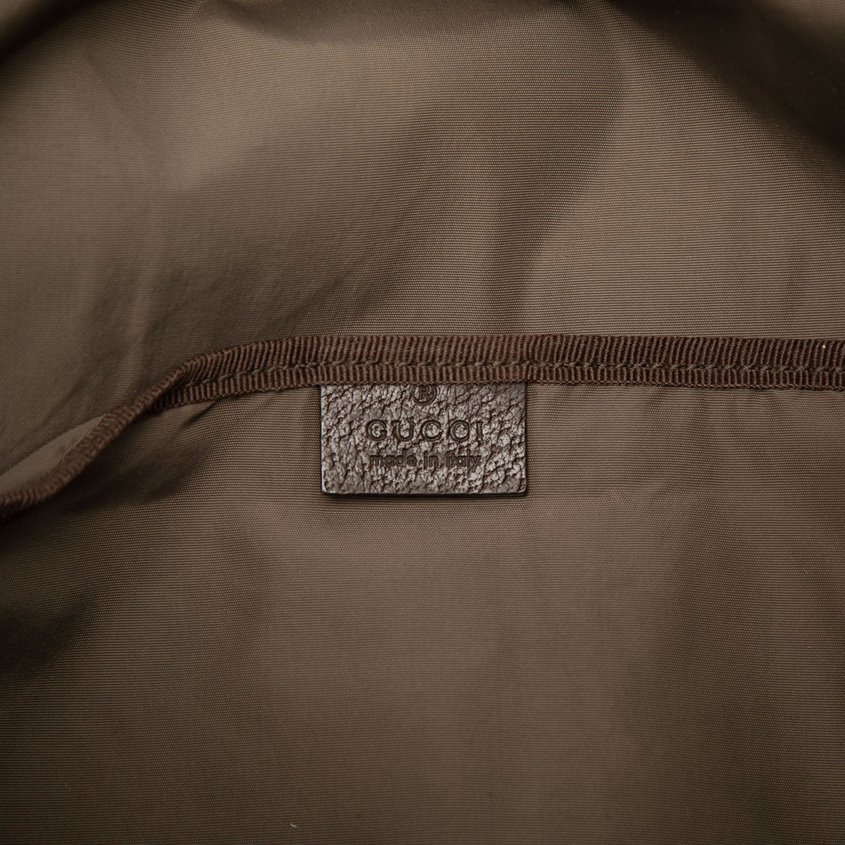 Gucci GG Canvas Diaper Bag — Beige
