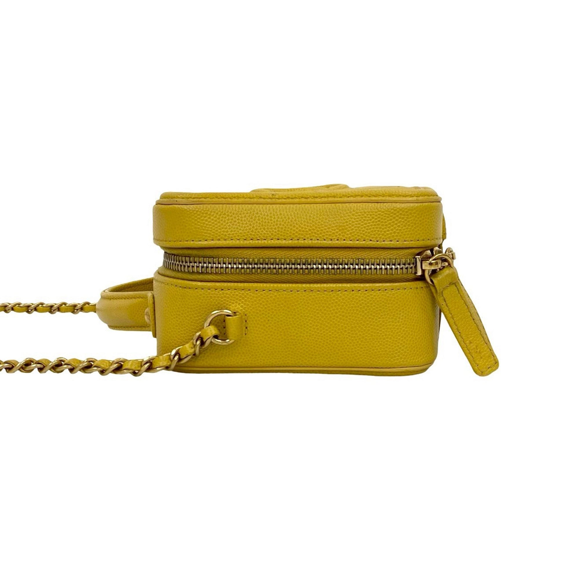 Chanel Small Caviar CC Filigree Vanity Bag