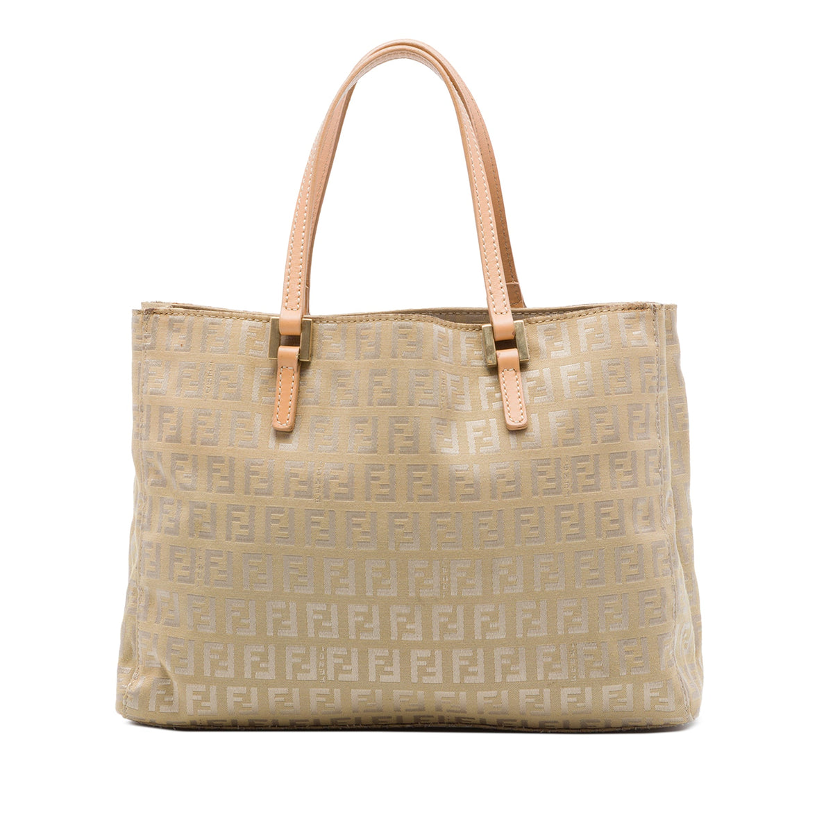 Fendi Zucchino Canvas Shopping Tote