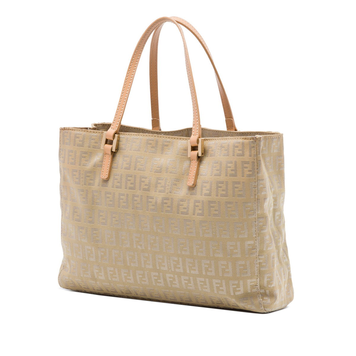 Fendi Zucchino Canvas Shopping Tote