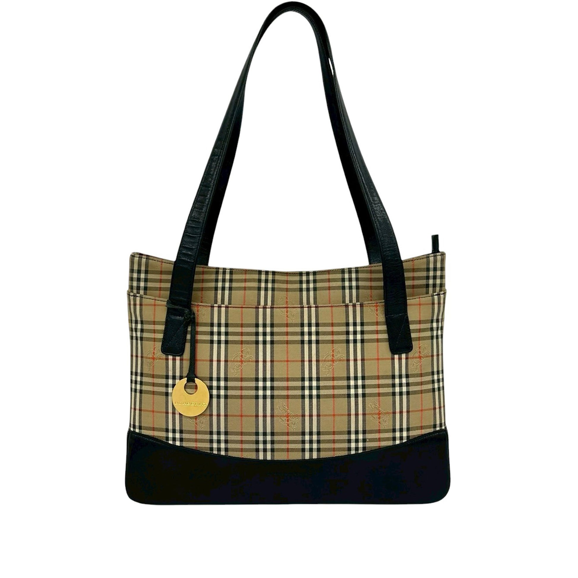 Burberry Haymarket Check Canvas Tote