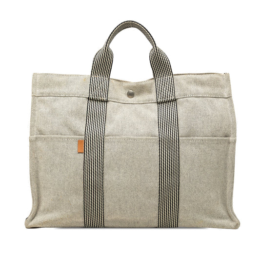 Hermès Canvas Fourre Tout MM