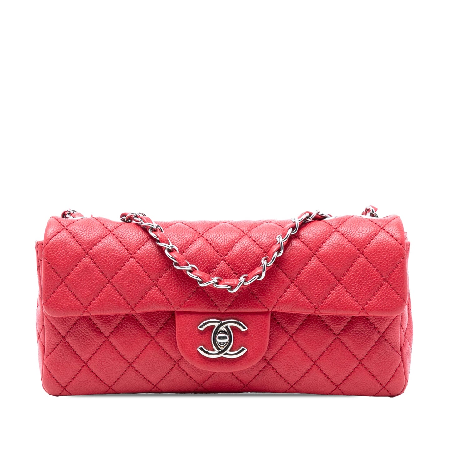 Chanel Classic Caviar East West Single Flap