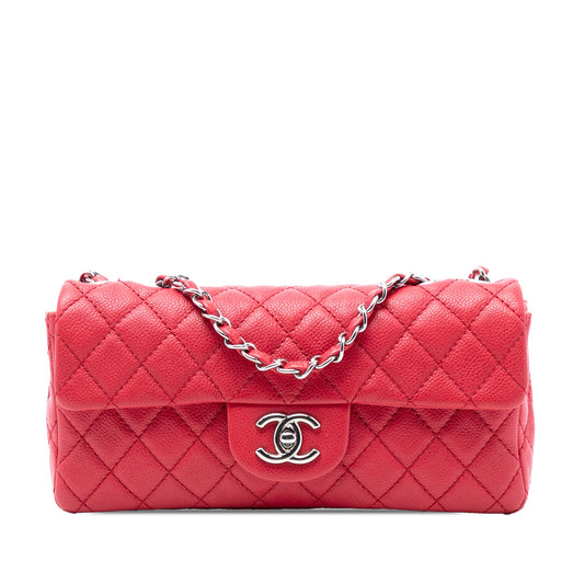 Chanel Classic Caviar East West Single Flap