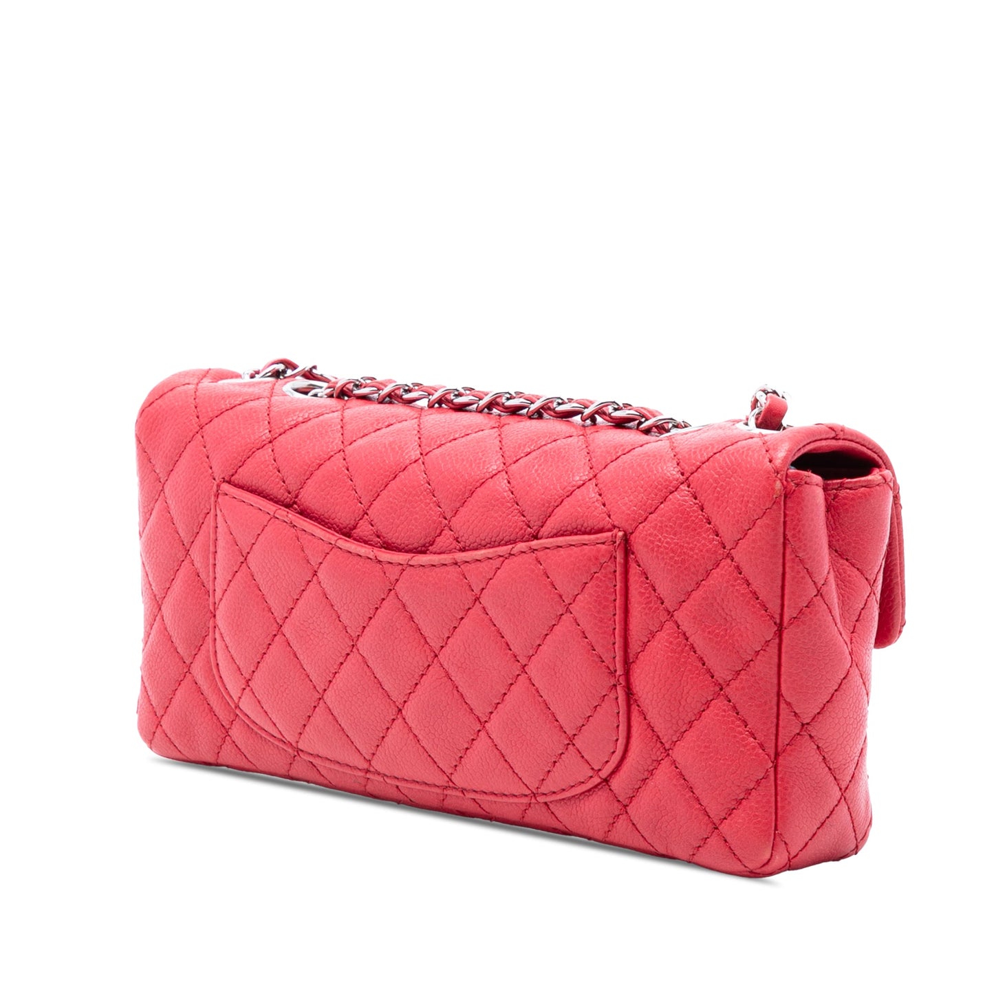 Chanel Classic Caviar East West Single Flap