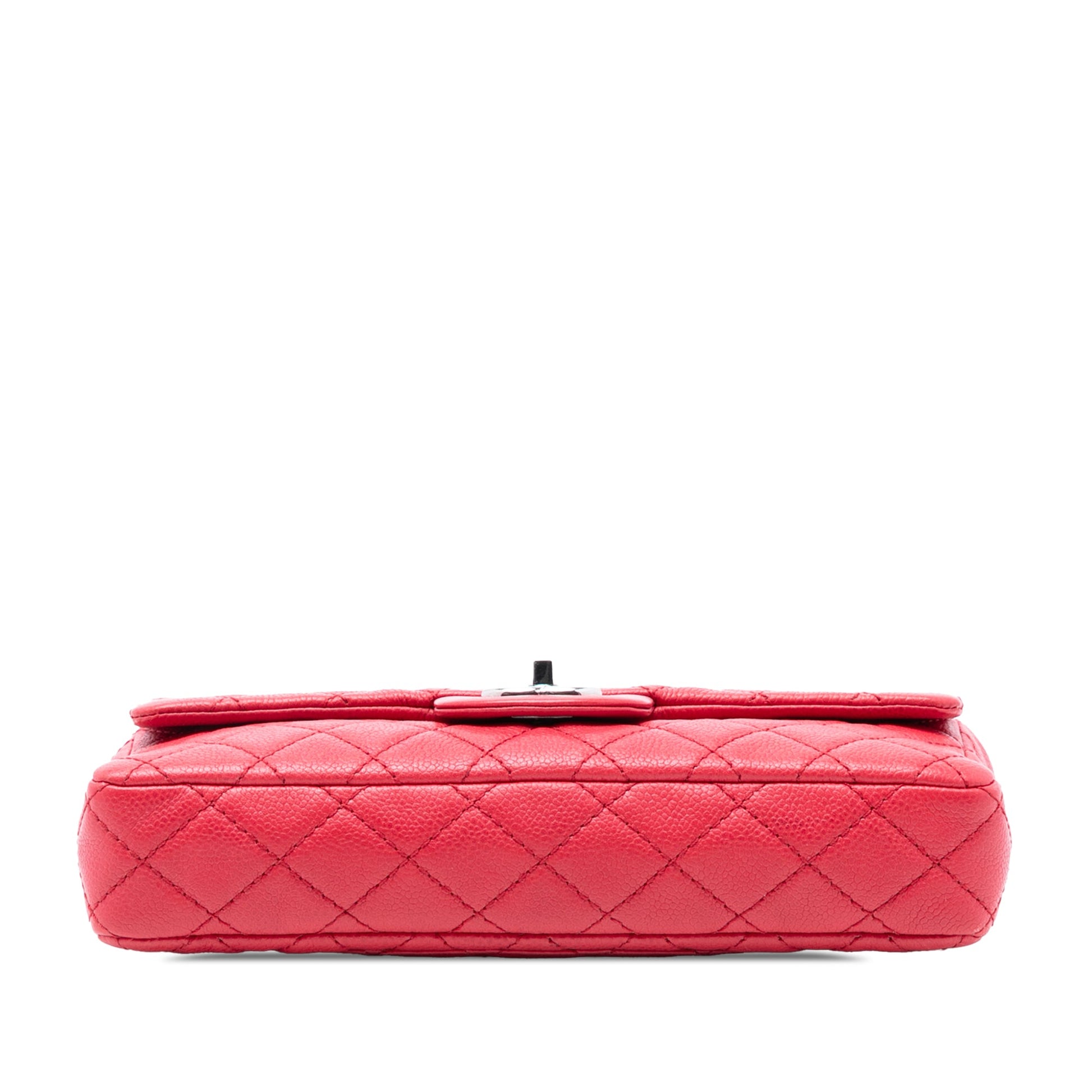 Chanel Classic Caviar East West Single Flap