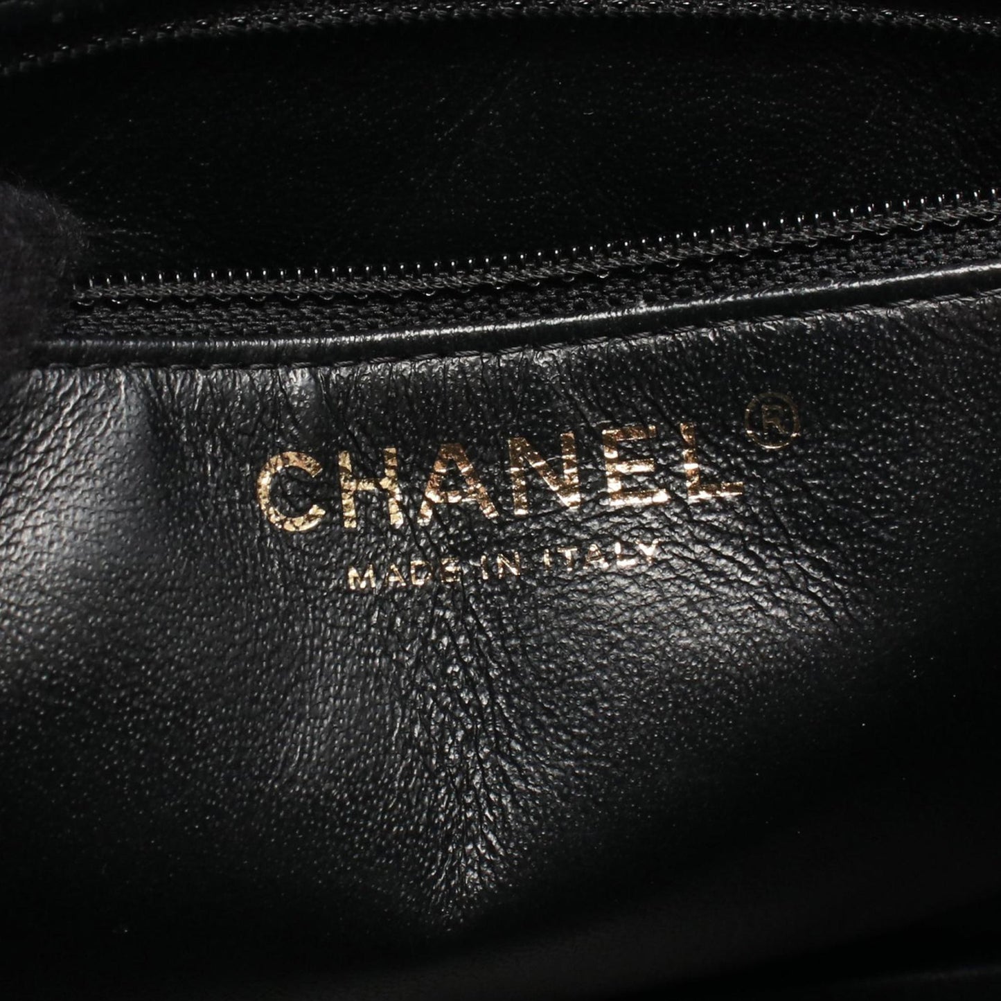 Chanel CC Quilted Caviar Front Pocket Camera Bag