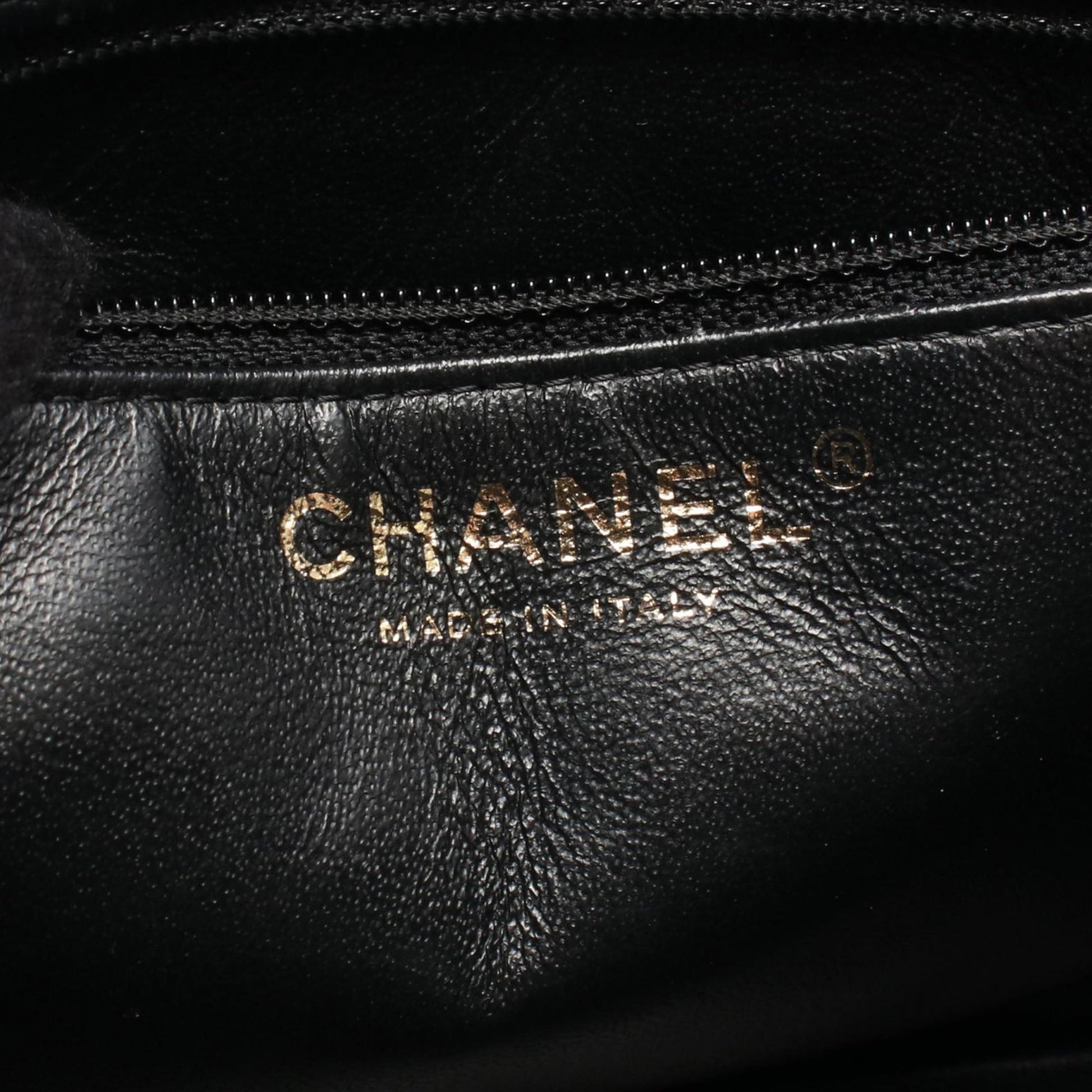 Chanel CC Quilted Caviar Front Pocket Camera Bag