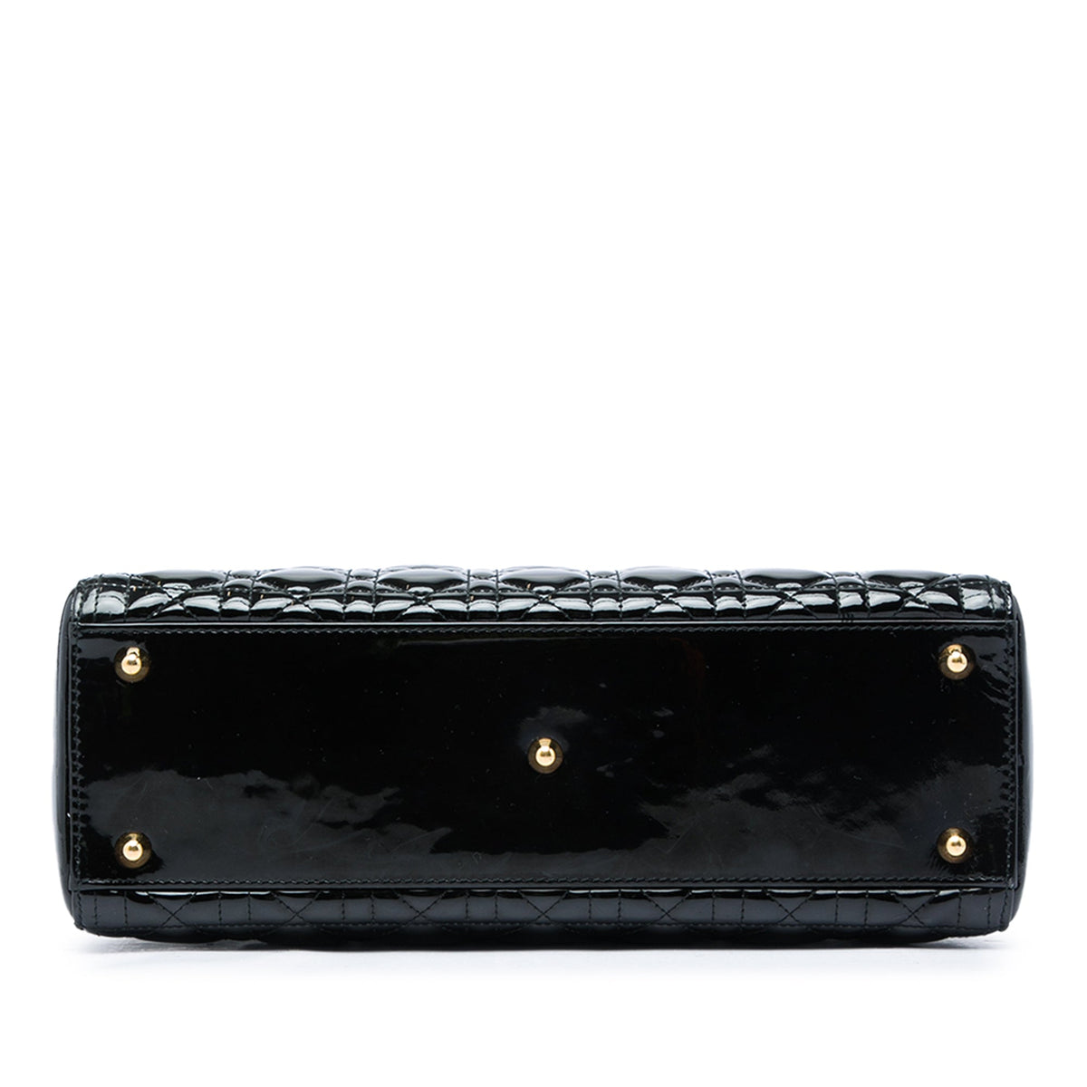 Dior Large Patent Cannage Lady Dior