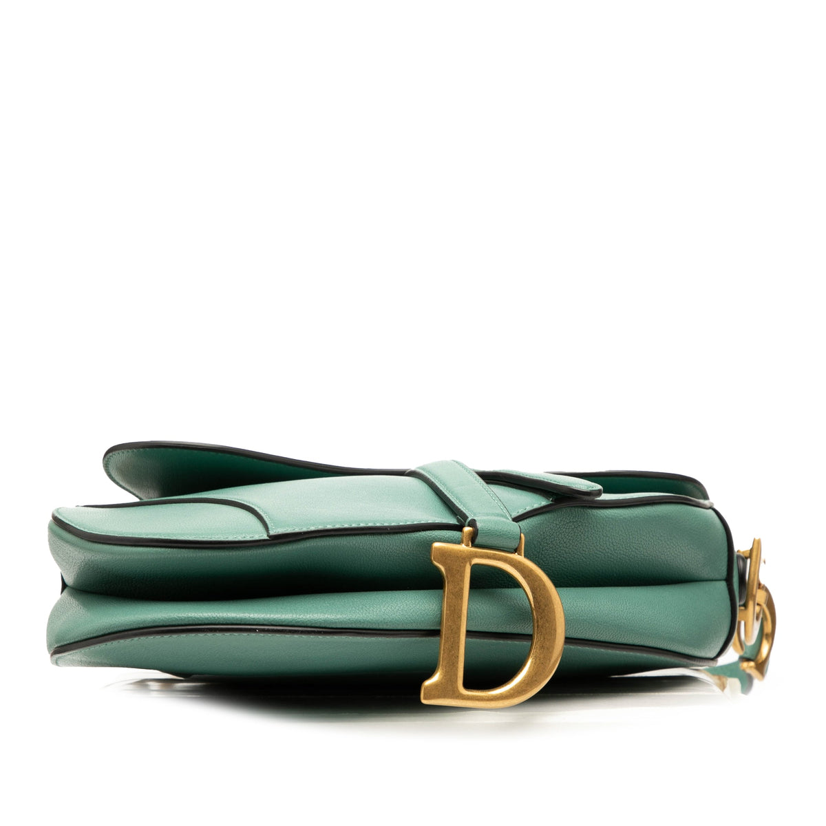 Dior Mini Goatskin Saddle Bag — Green