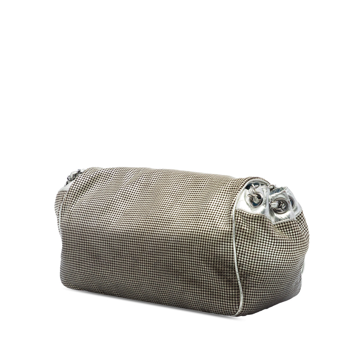 Chanel Metallic Perforated Lambskin Hollywood Accordion Flap