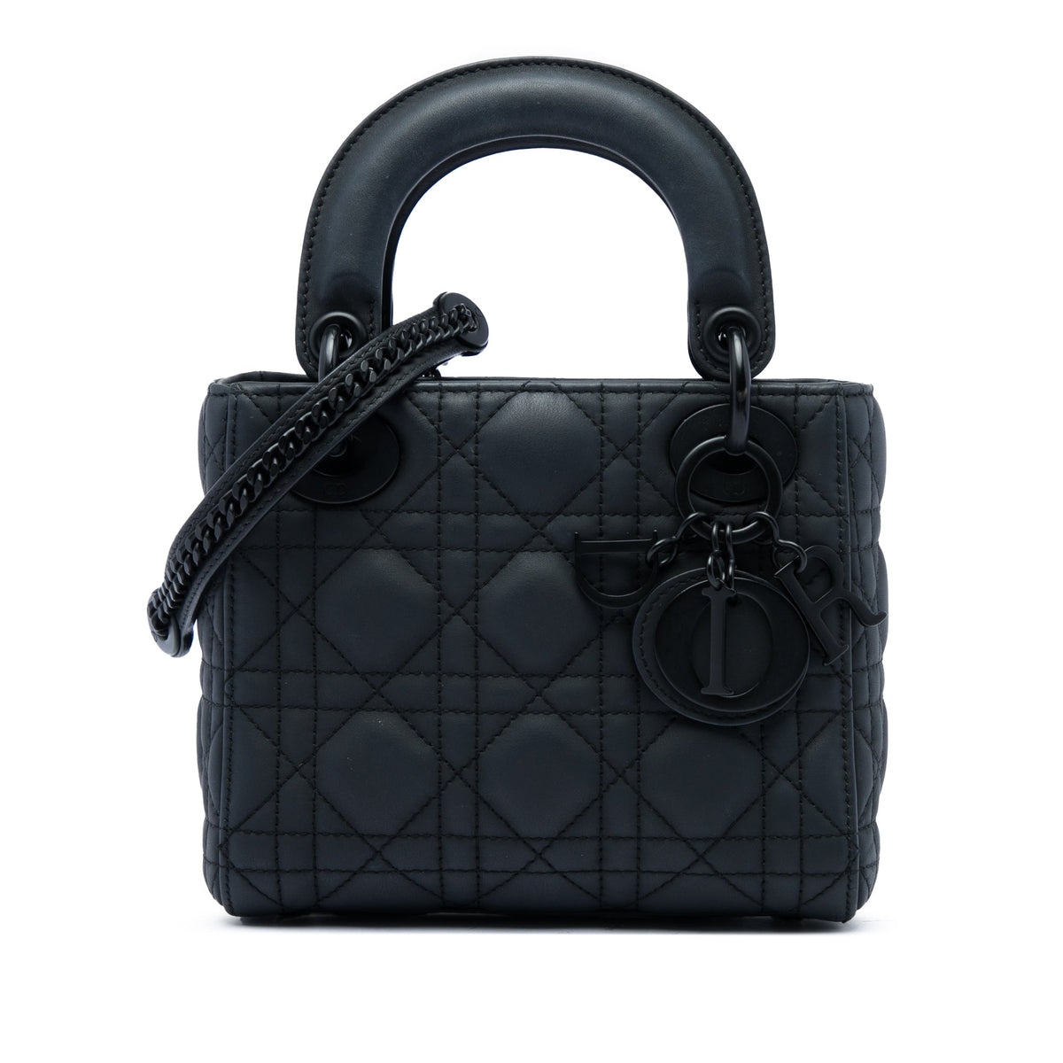Dior Mini Ultra Matte Calfskin Cannage Lady Dior