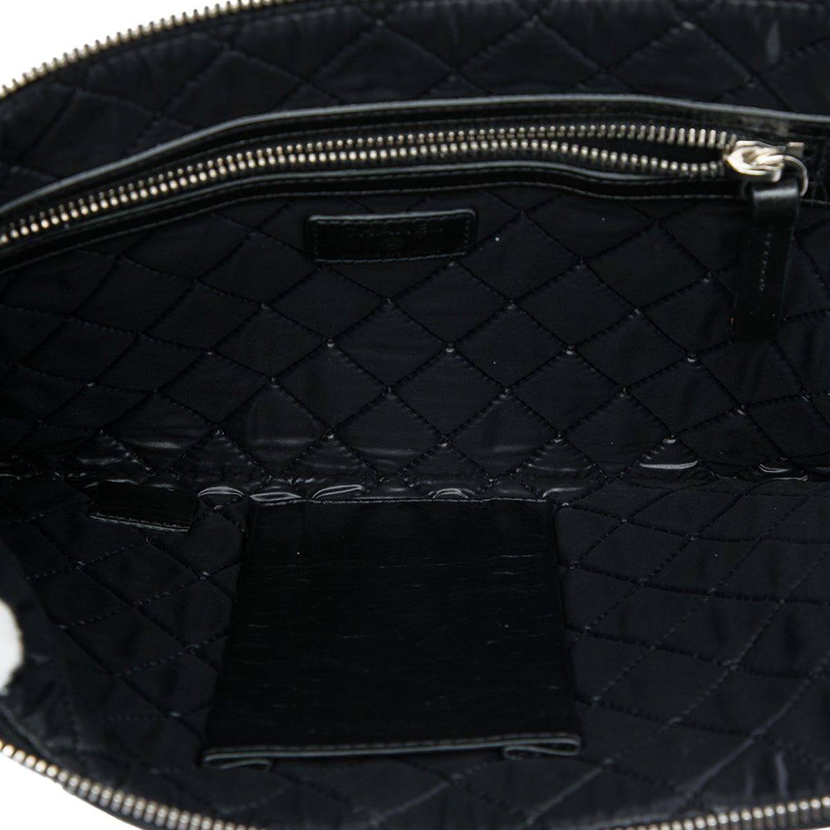 Chanel Distressed Calfskin Je Ne Suis Pas En Solde Clutch