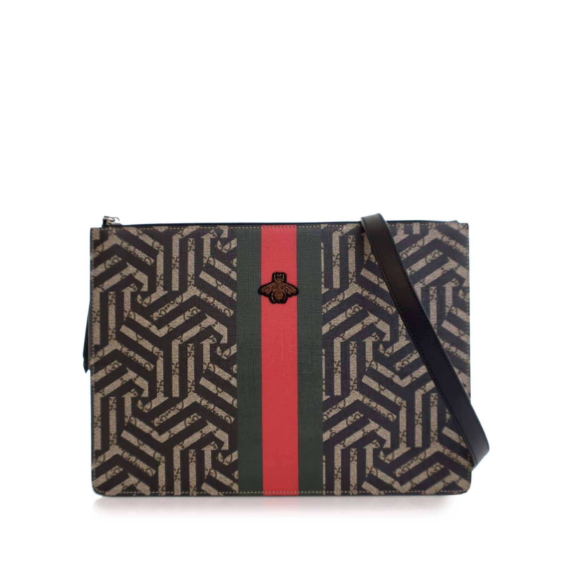 Gucci GG Supreme Caleido Web Messenger Bag