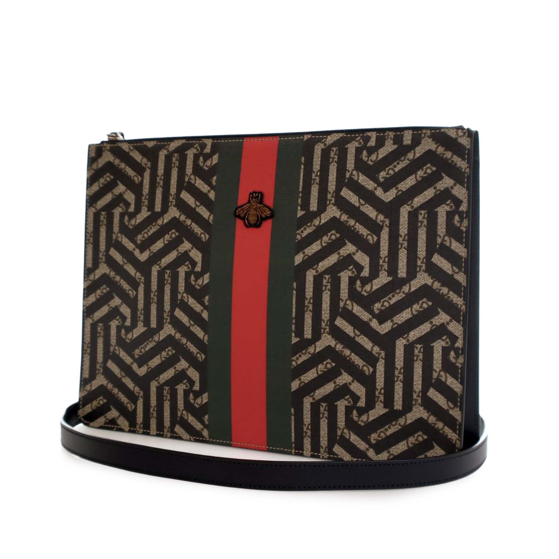 Gucci GG Supreme Caleido Web Messenger Bag