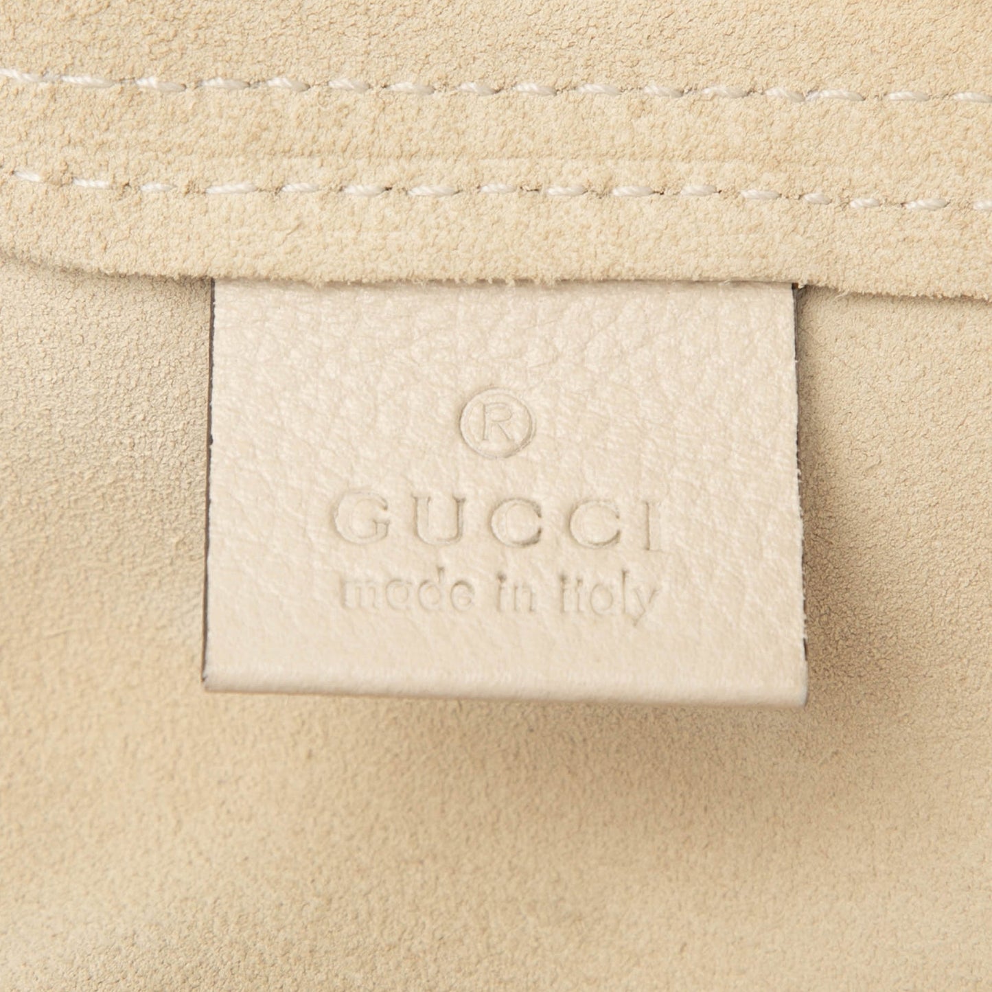 Gucci Calfskin Logo Tote
