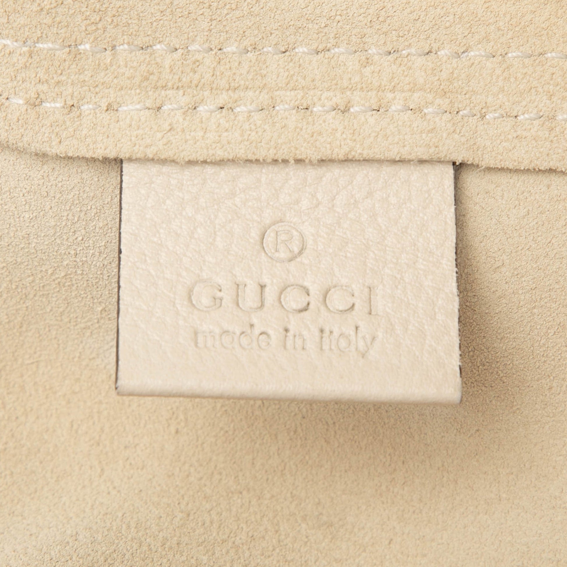 Gucci Calfskin Logo Tote