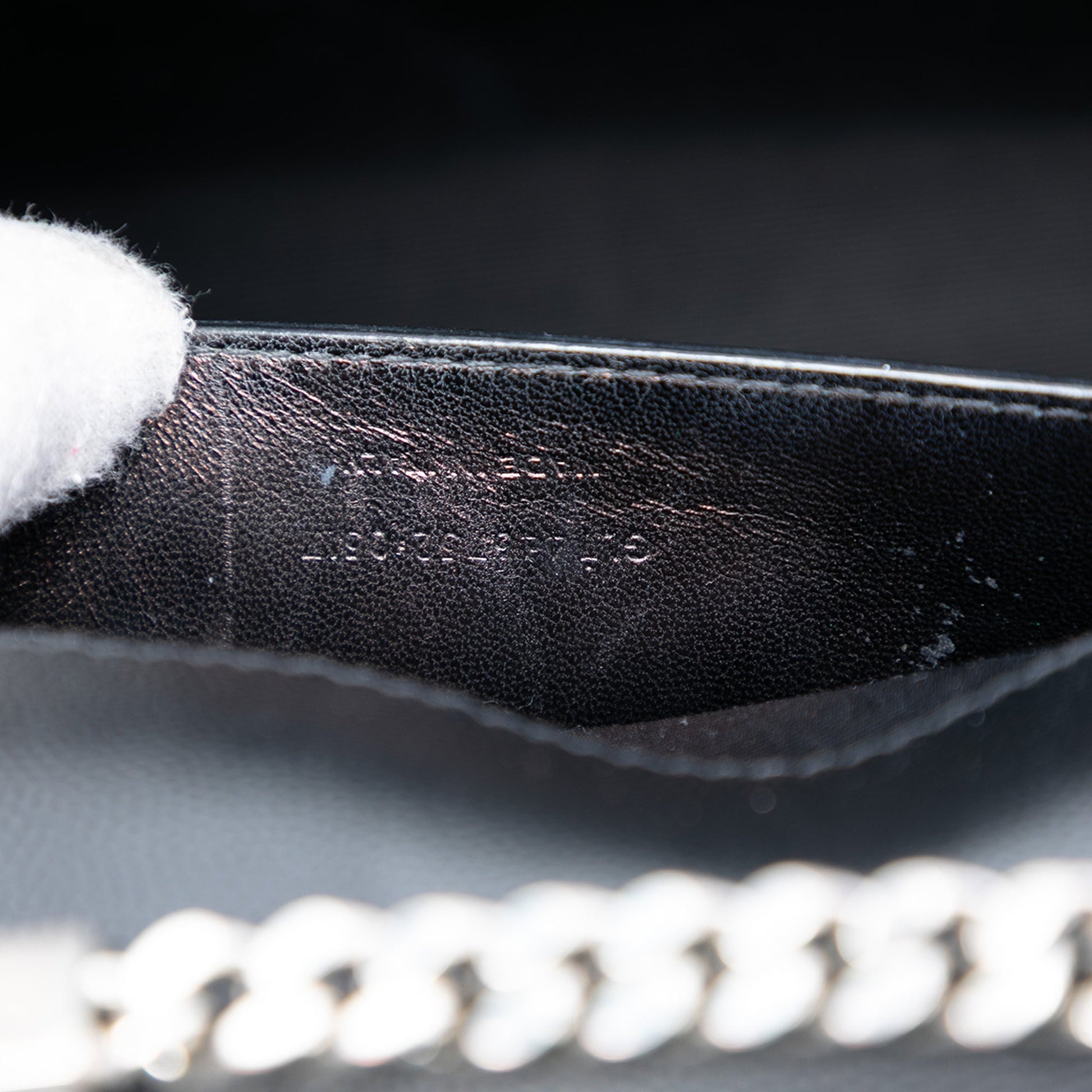 Saint Laurent Medium Grain De Poudre Leather Monogram Kate Crossbody
