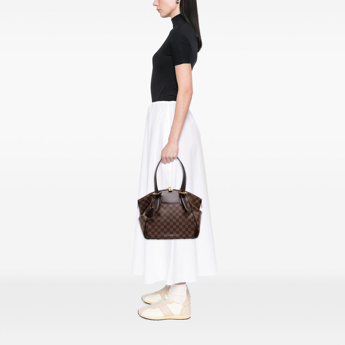Louis Vuitton Damier Ebene Verona MM — Brown