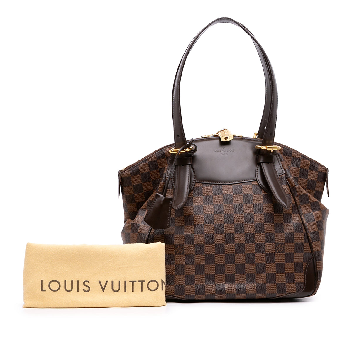 Louis Vuitton Damier Ebene Verona MM — Brown