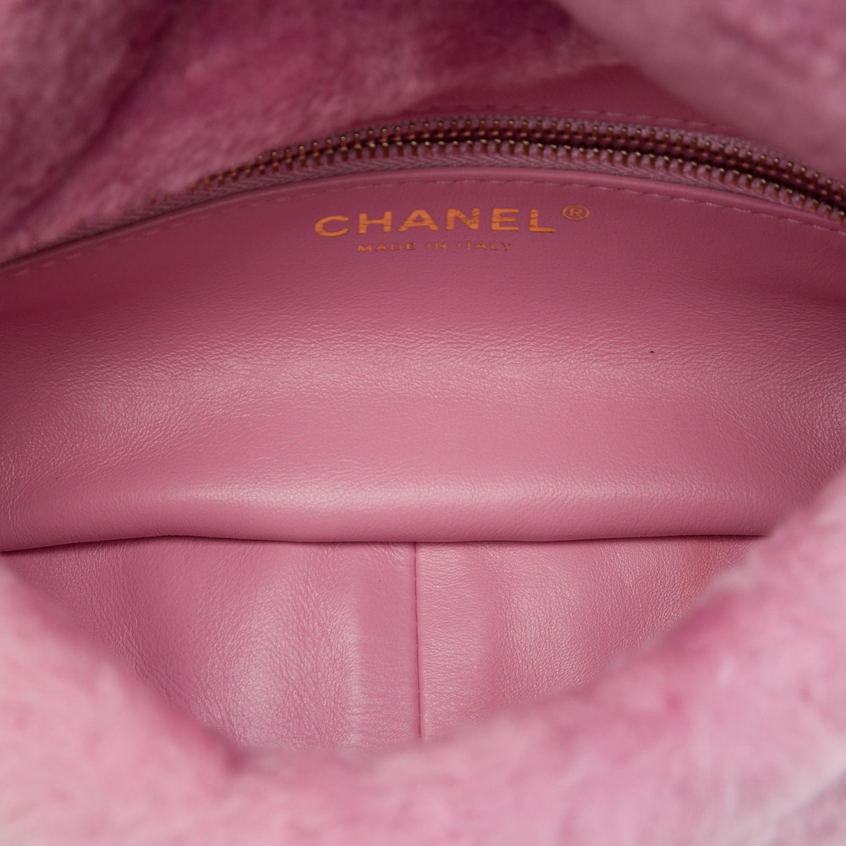 Chanel Quilted Shearling Coconing Single Flap — Pink