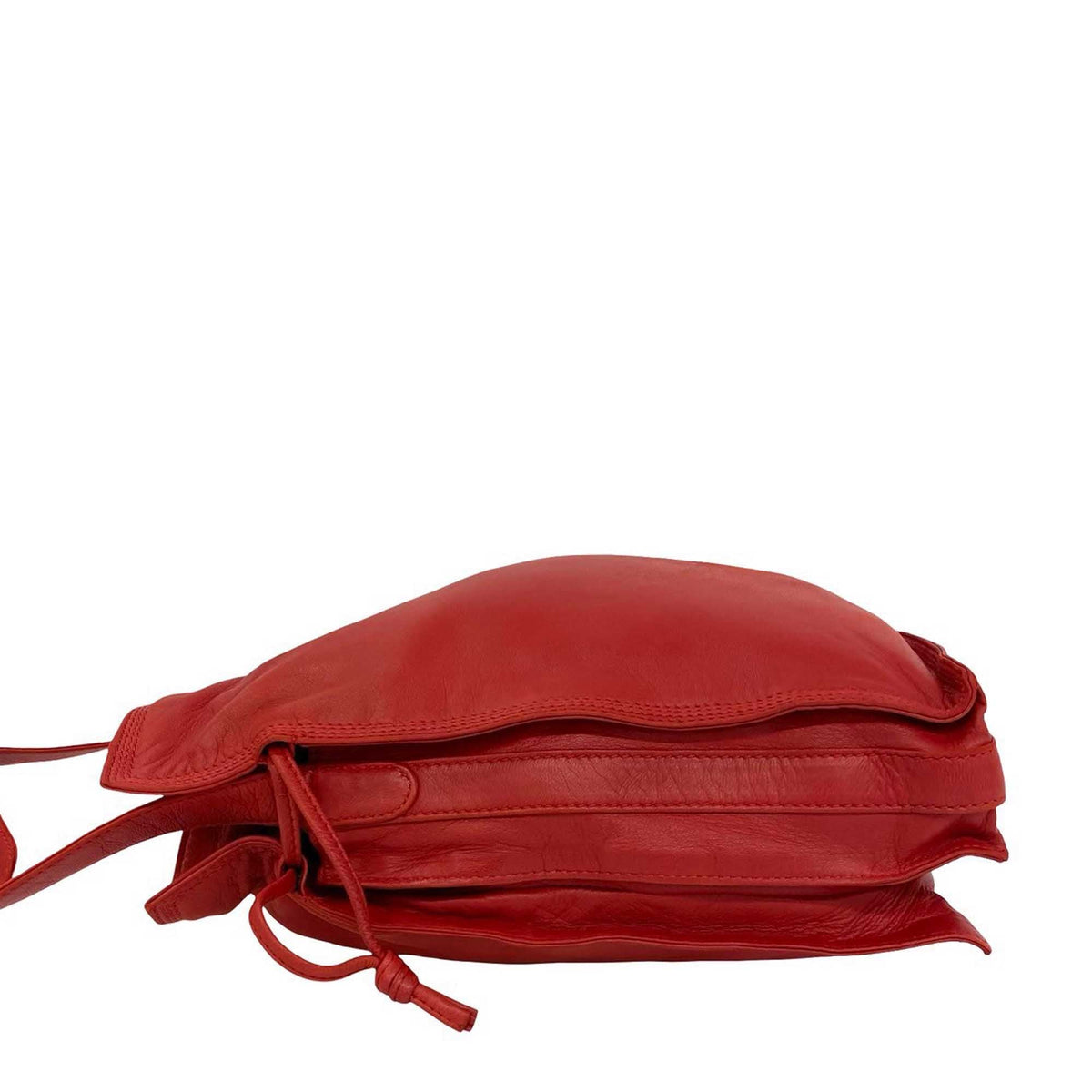 LOEWE Embossed Leather Flamenco Tassel Crossbody