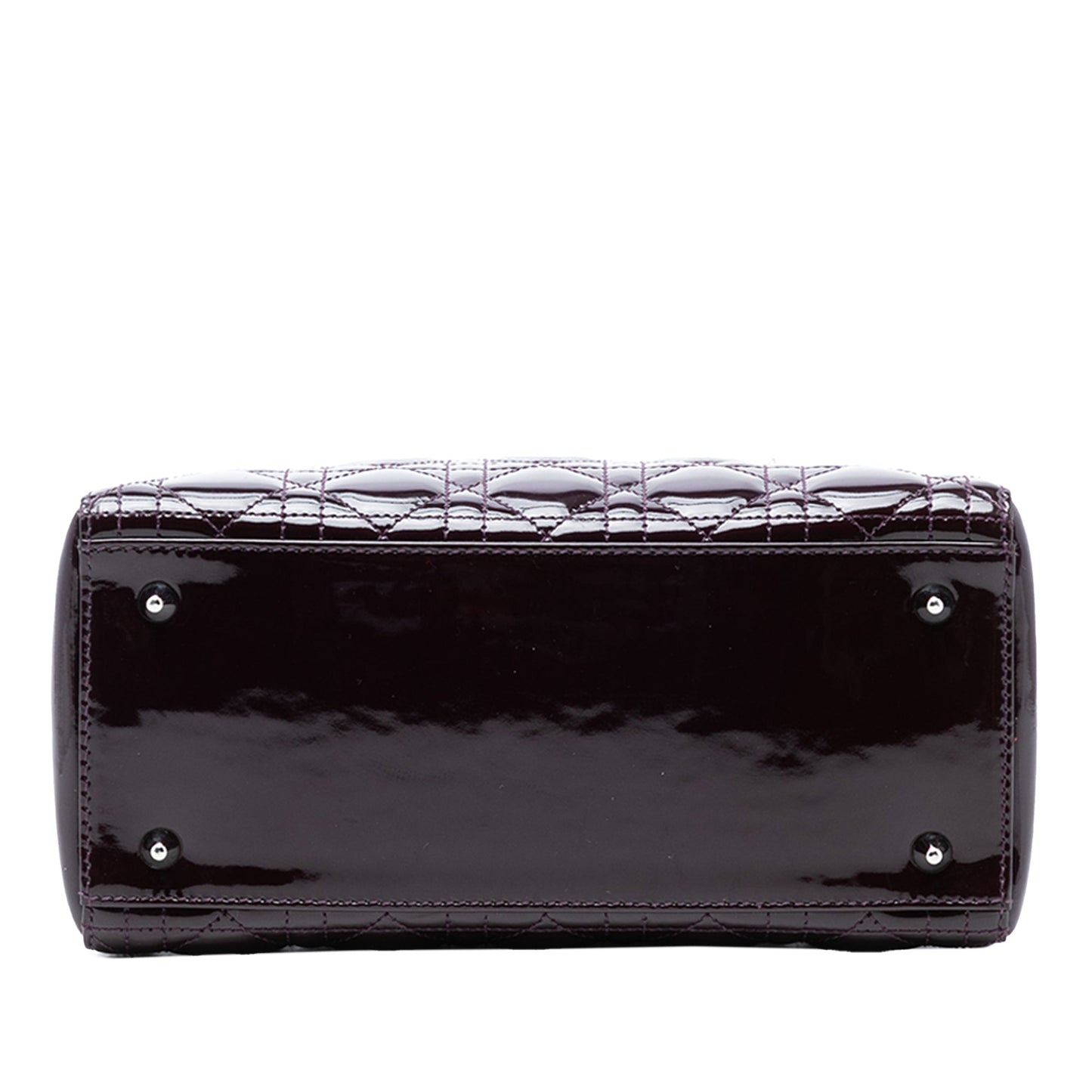 Dior Medium Patent Cannage Lady Dior