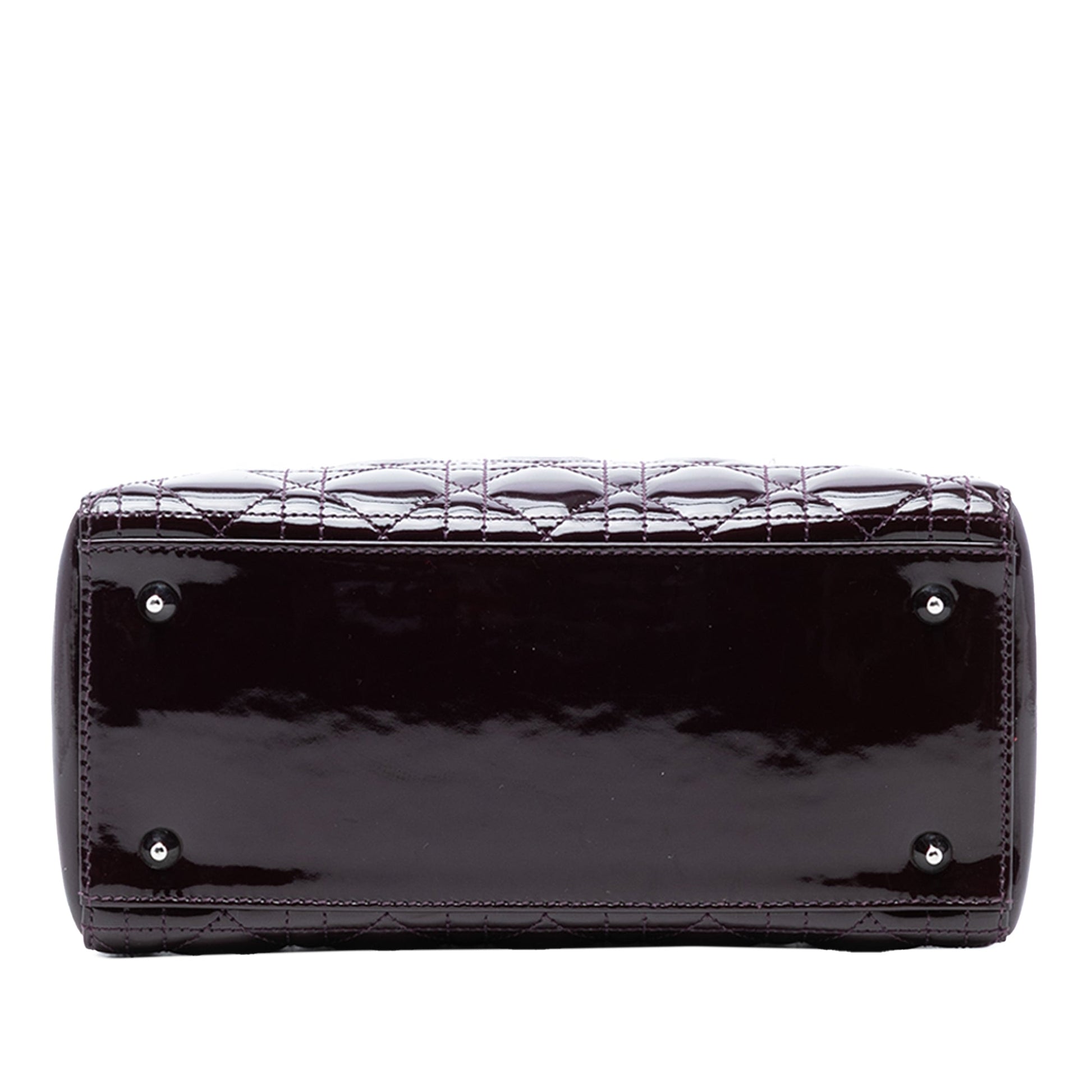 Dior Medium Patent Cannage Lady Dior