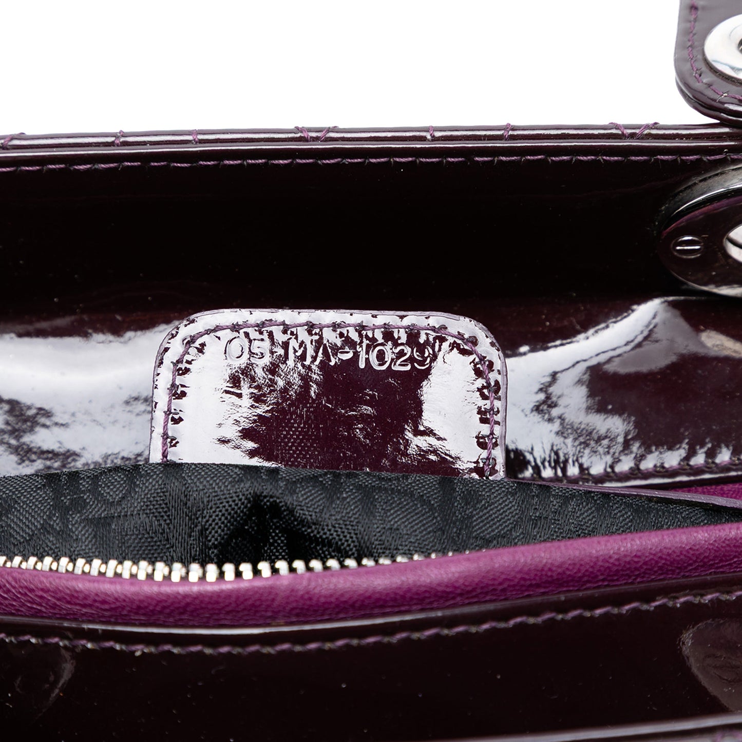 Dior Medium Patent Cannage Lady Dior