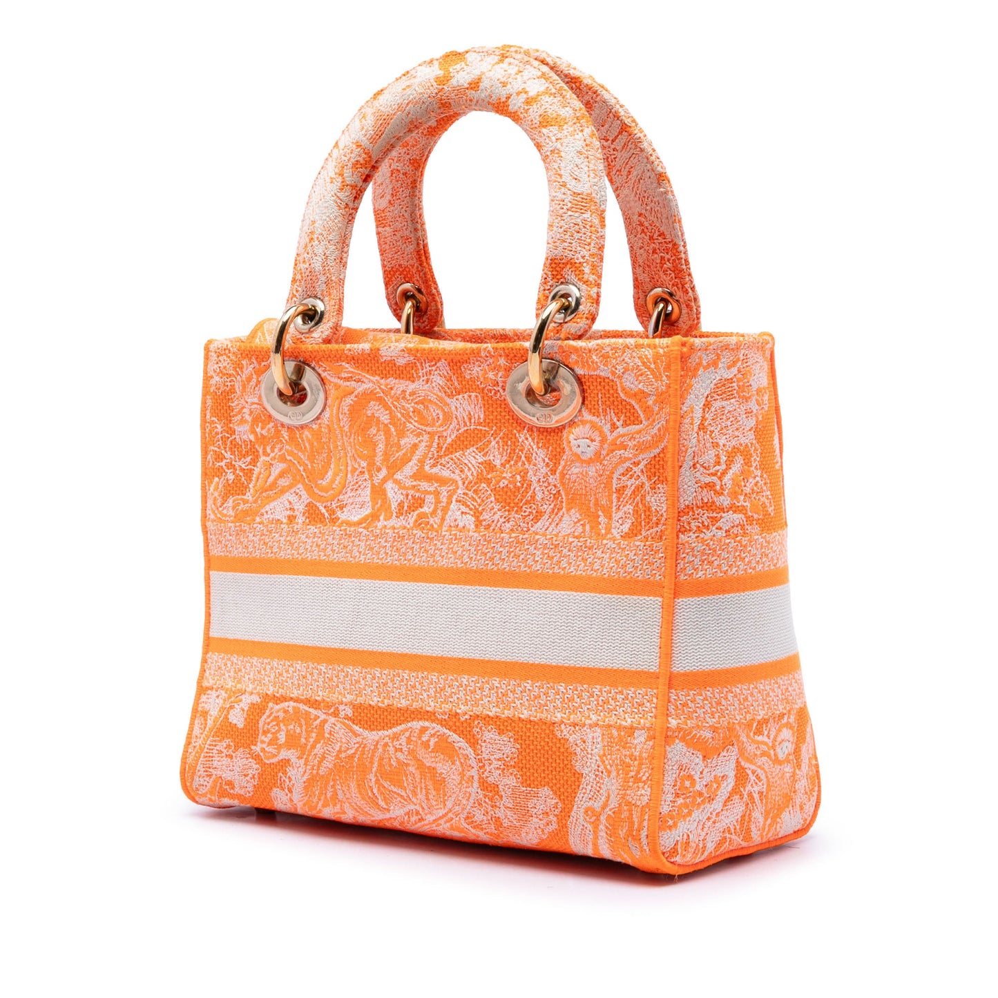 Dior Medium Embroidered Canvas Toile De Jouy Lady D Lite