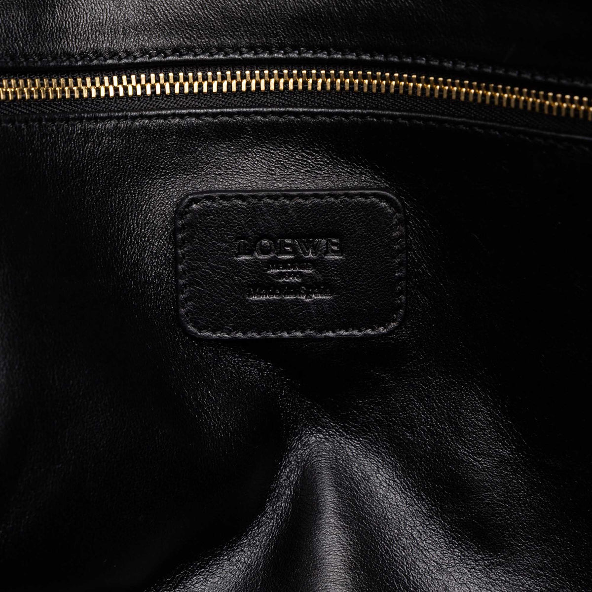 LOEWE Bicolor Leather Amazona 36 — Beige