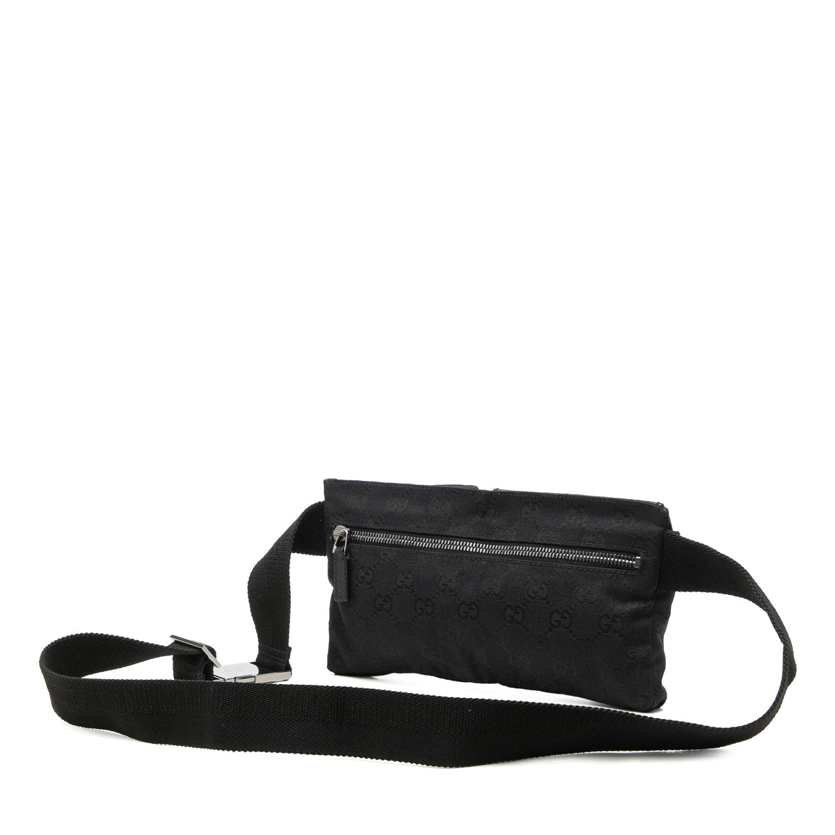 Gucci GG Canvas Double Pocket Belt Bag