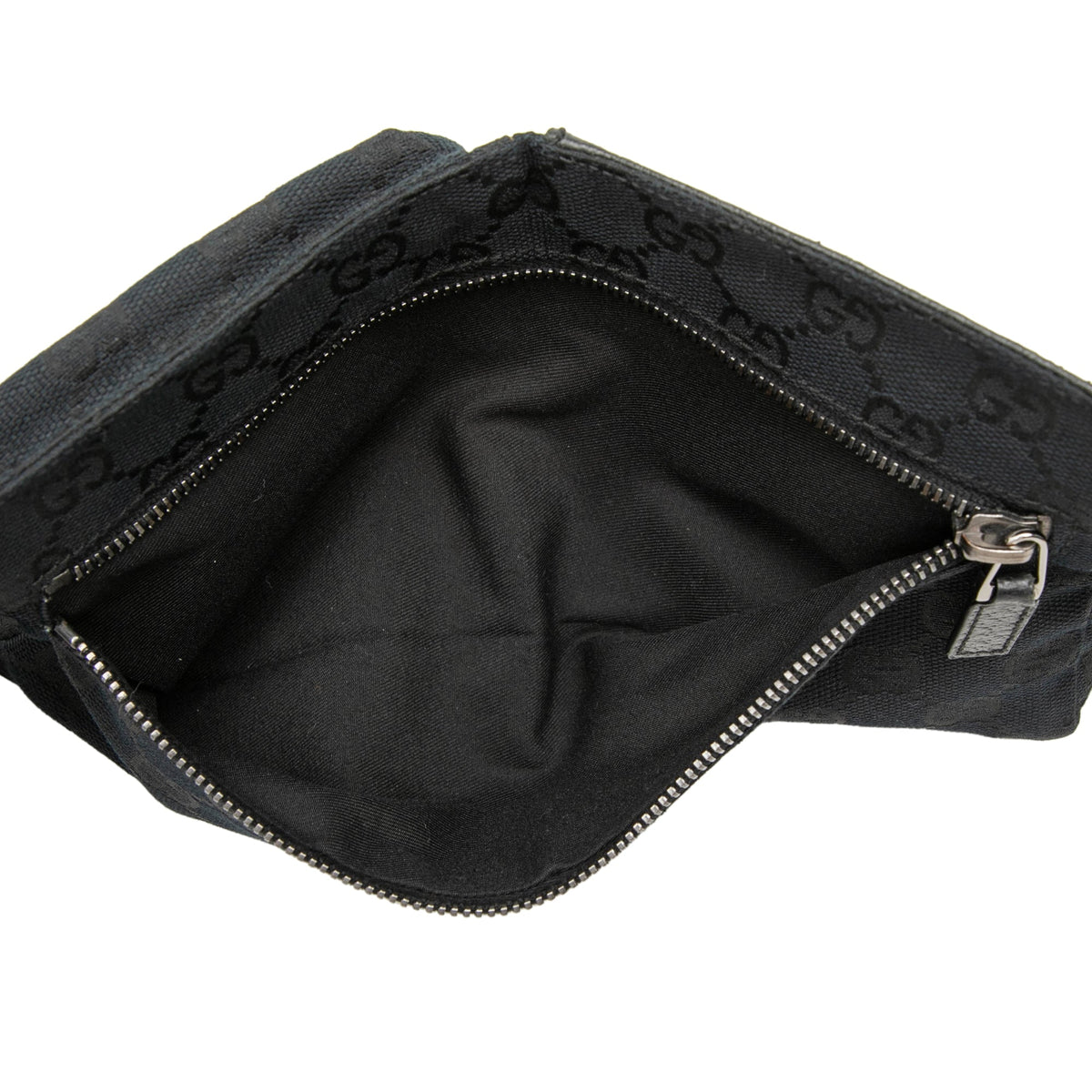 Gucci GG Canvas Double Pocket Belt Bag