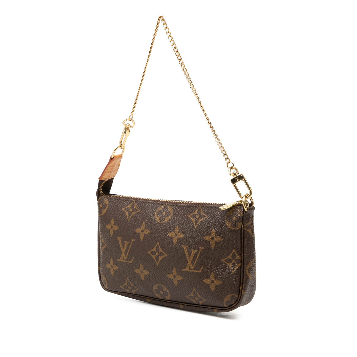 Louis Vuitton Monogram Mini Pochette Accessoires — Brown