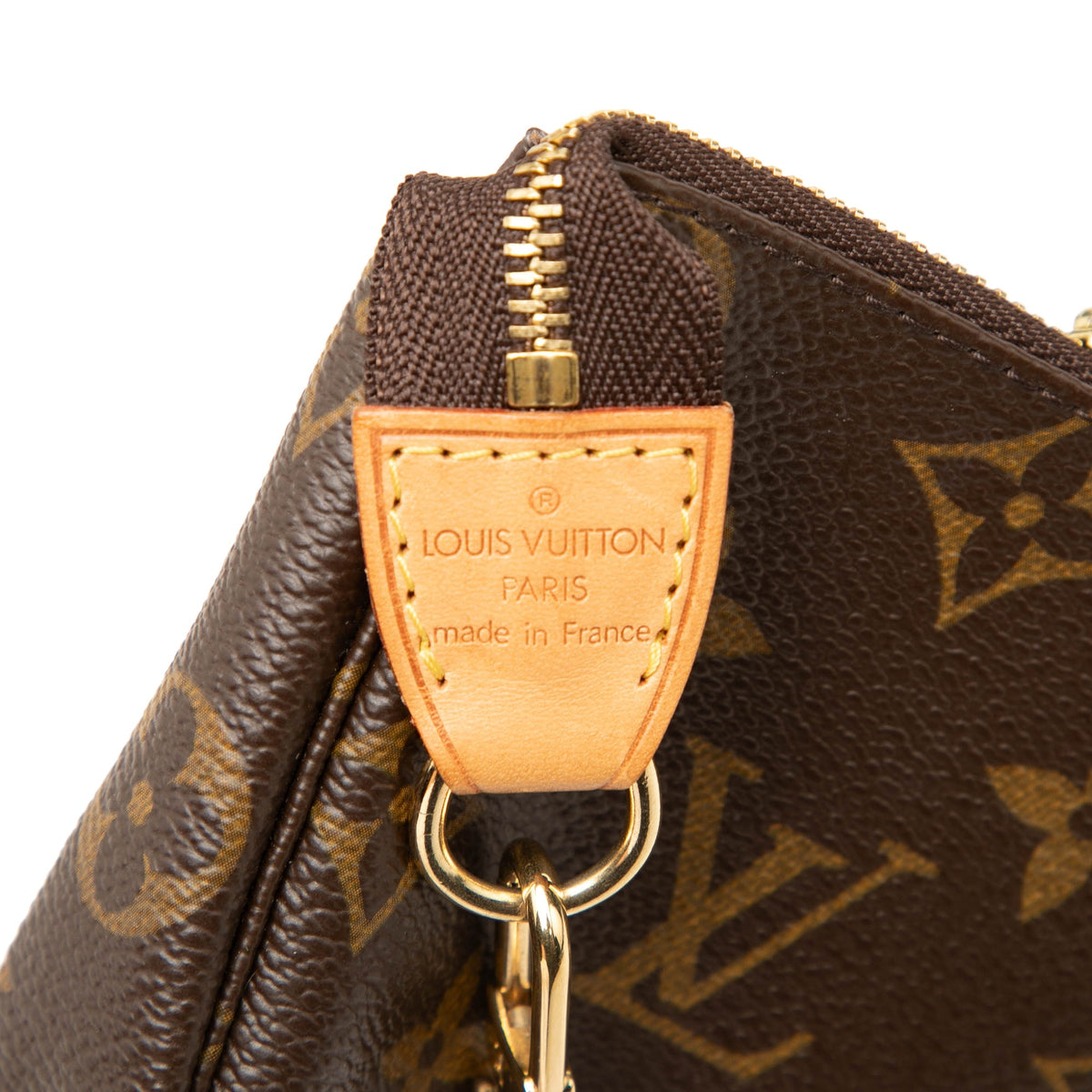 Louis Vuitton Monogram Mini Pochette Accessoires — Brown