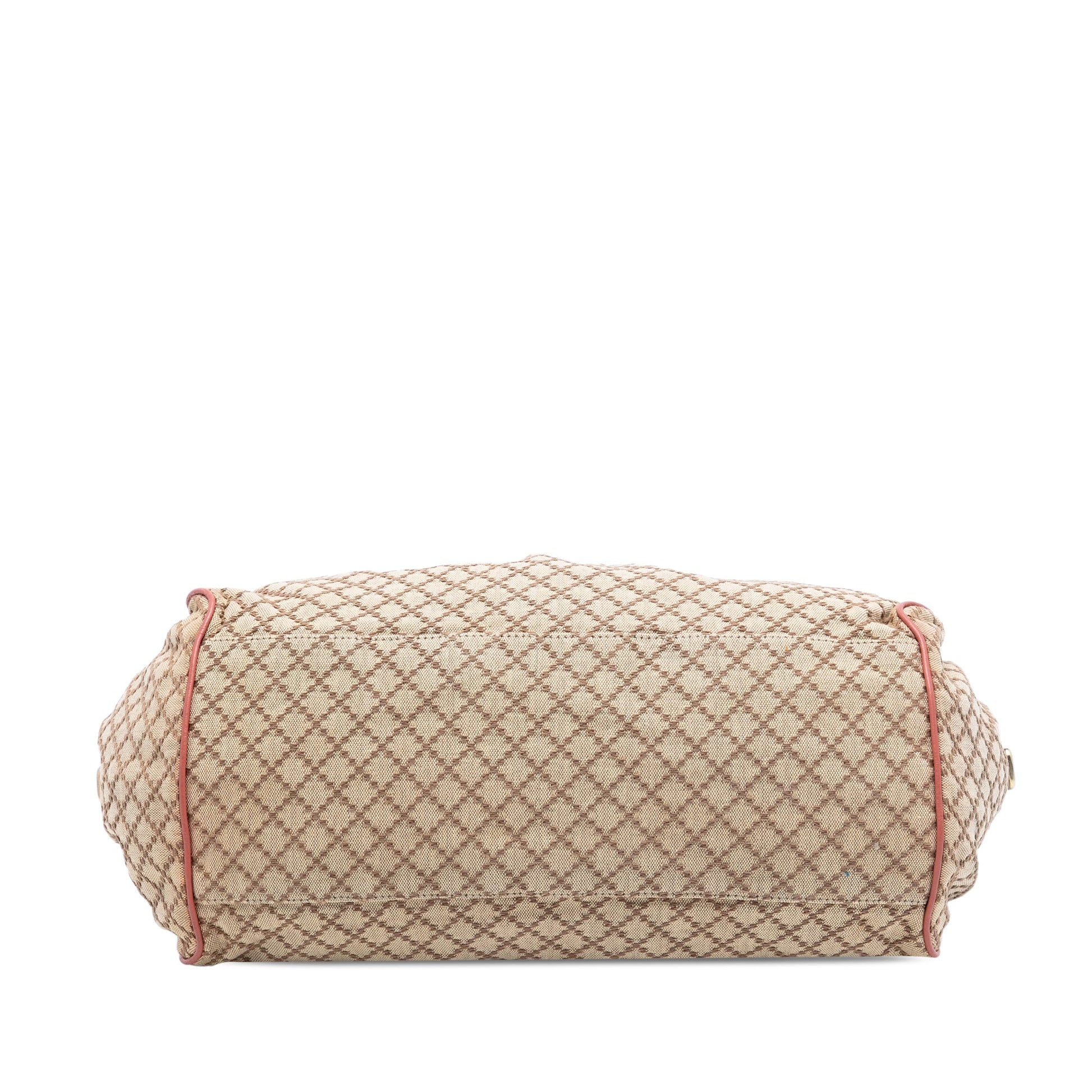 Gucci Diamante Canvas Sukey Satchel