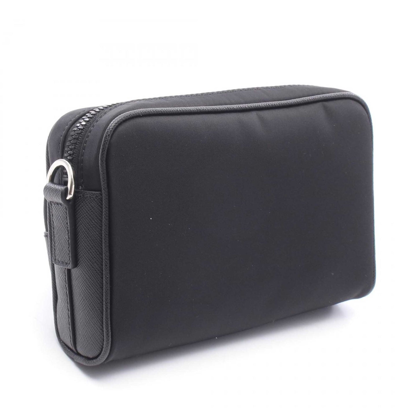 Prada Saffiano Trimmed Tessuto Crossbody