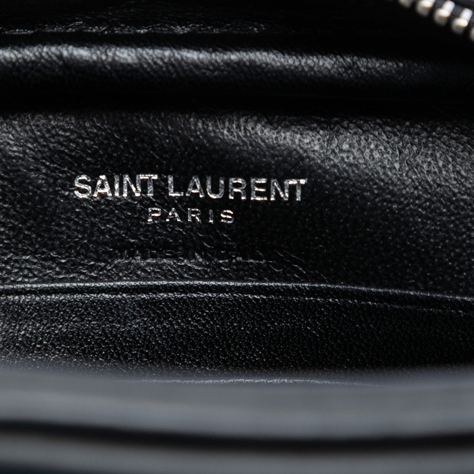 Saint Laurent Mini Embroidered Nappa Love Blogger Camera Bag