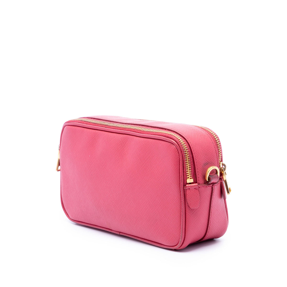 Prada Mini Saffiano Double Zip Camera Bag