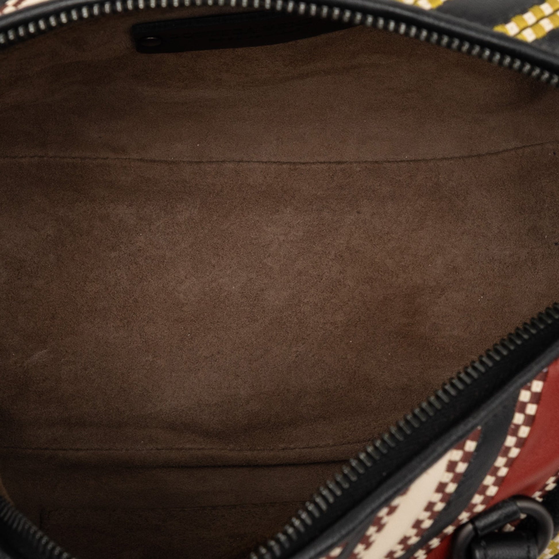 Bottega Veneta Nappa Diagonal Stripe Boston Bag
