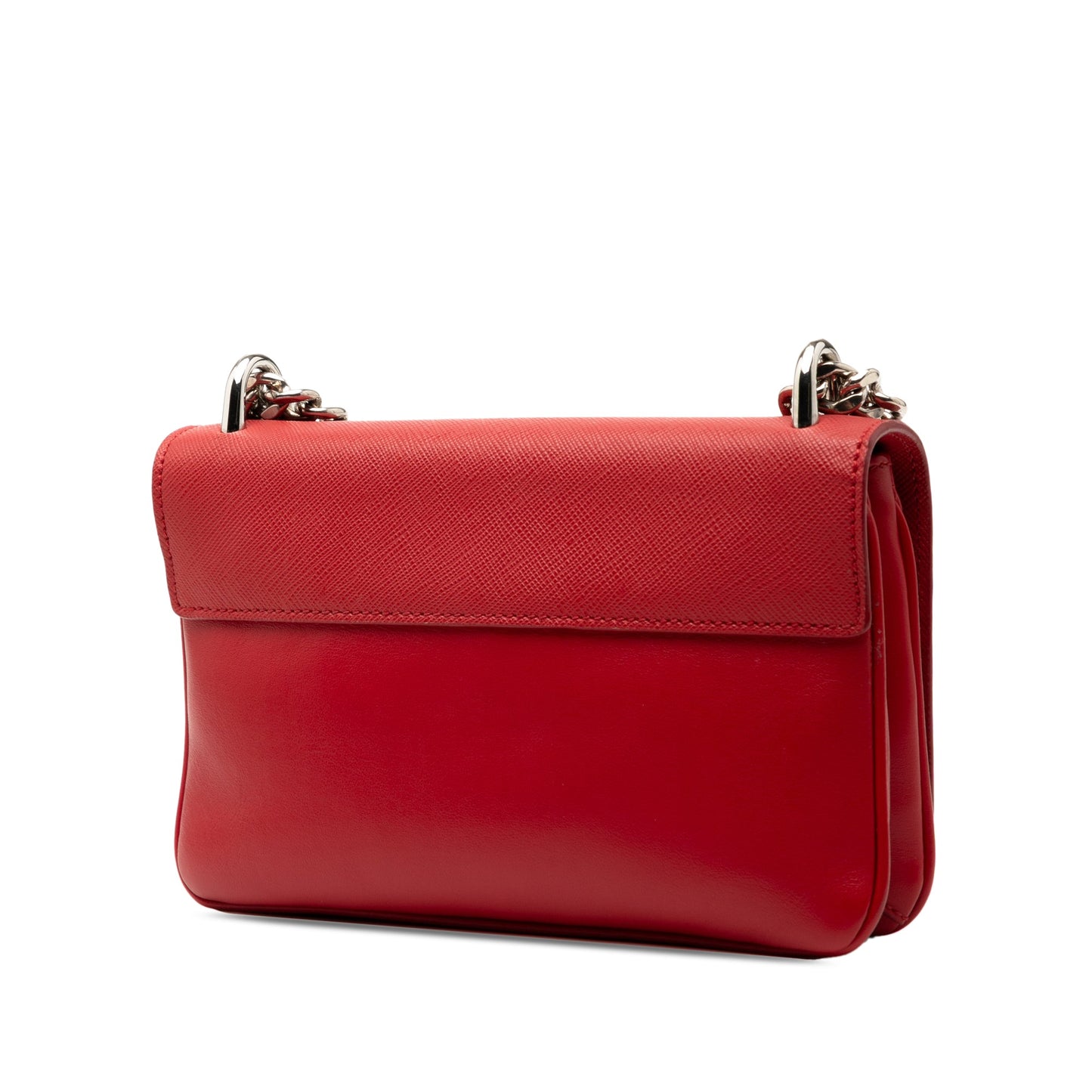 Prada Saffiano and City Calf Chain Crossbody