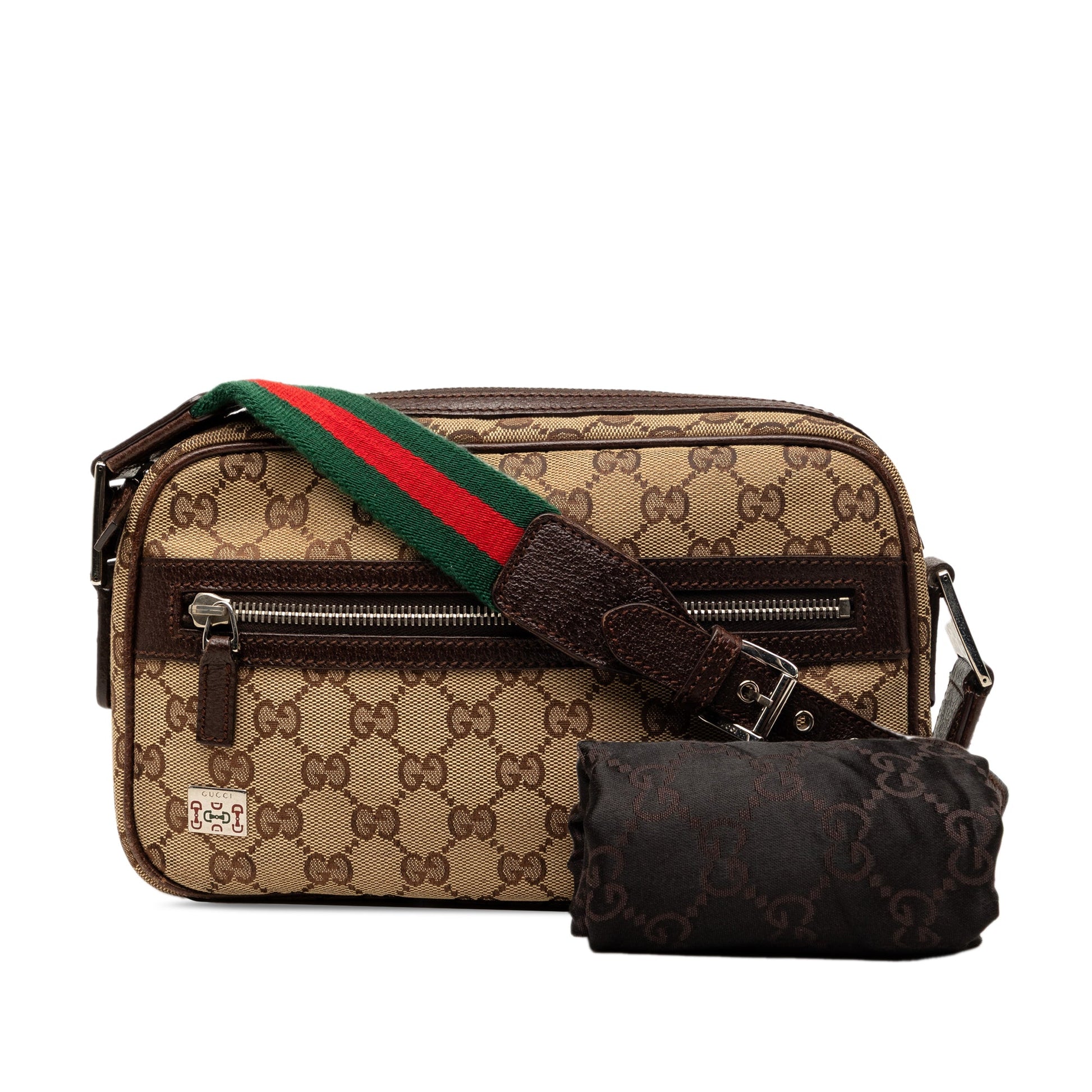 Gucci GG Canvas Web Pop Shoulder Bag
