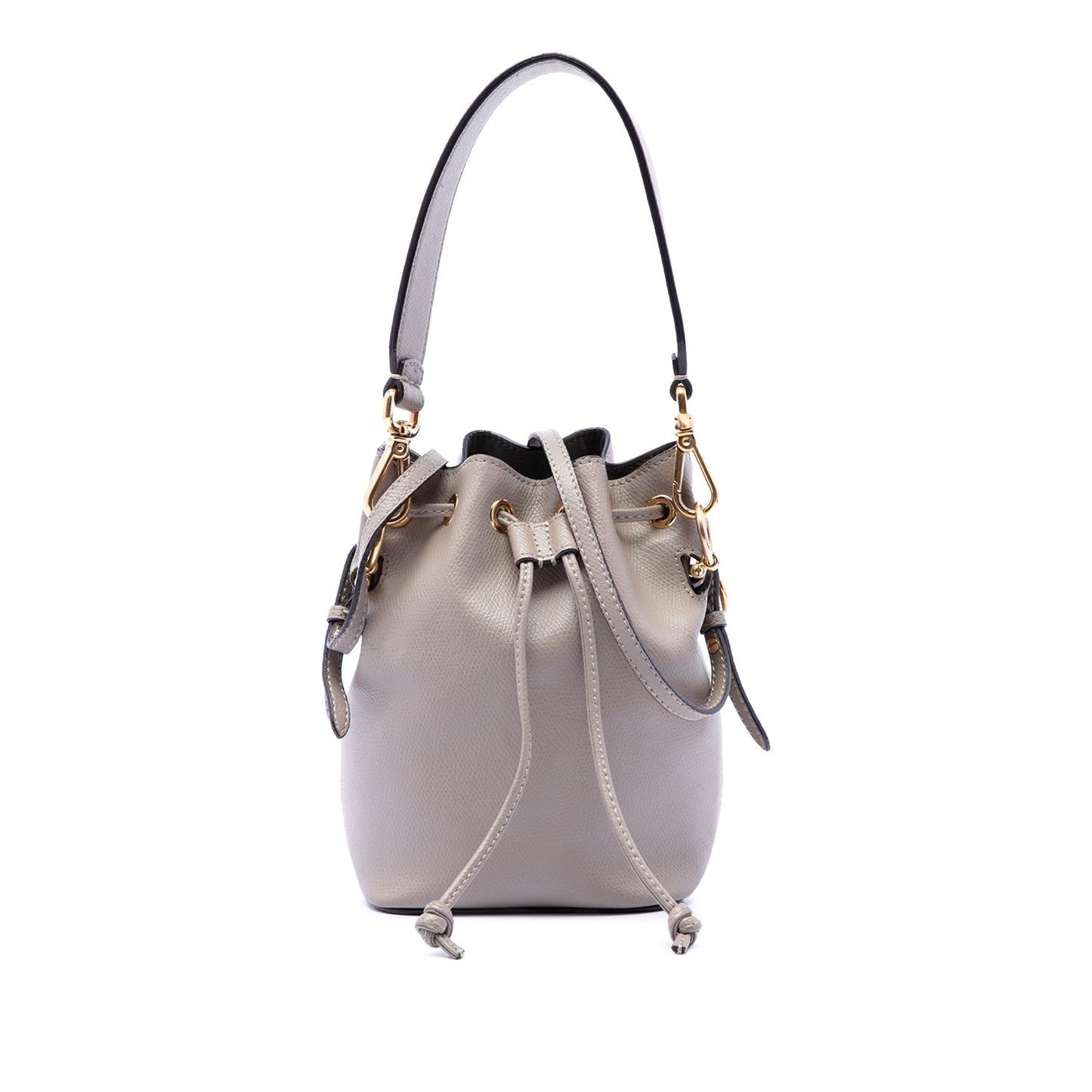 Fendi Mini Leather Mon Tresor Bucket Bag
