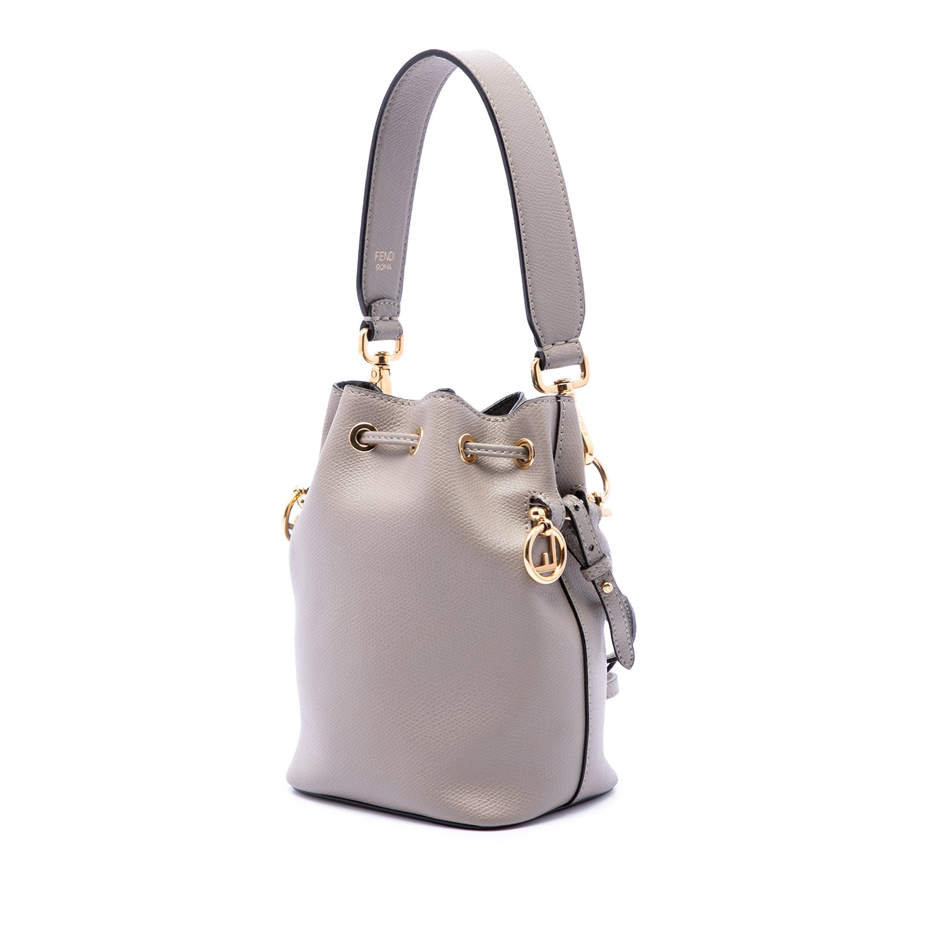 Fendi Mini Leather Mon Tresor Bucket Bag