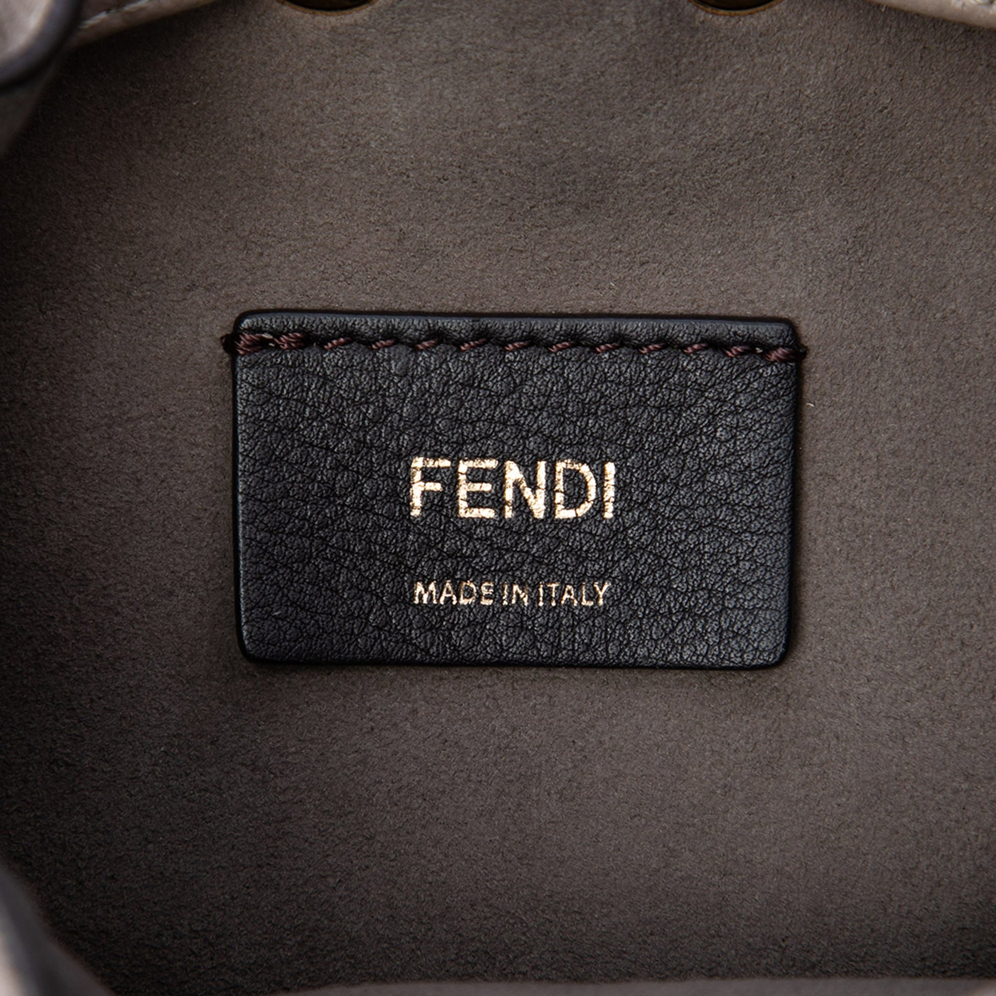 Fendi Mini Leather Mon Tresor Bucket Bag