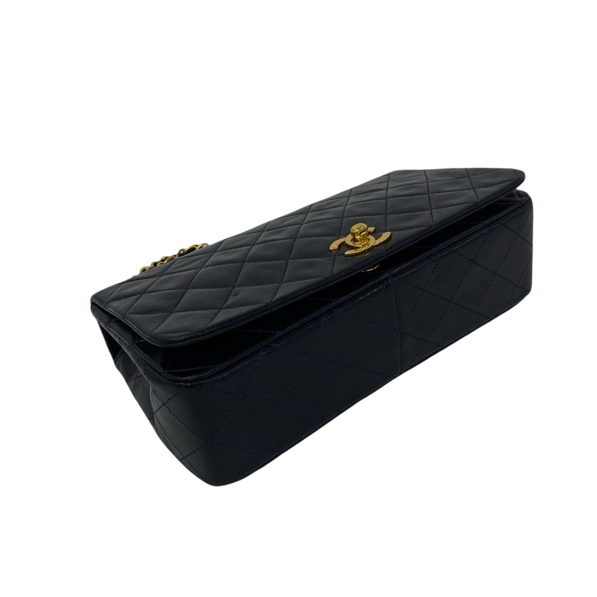 Chanel CC Quilted Lambskin Single Flap