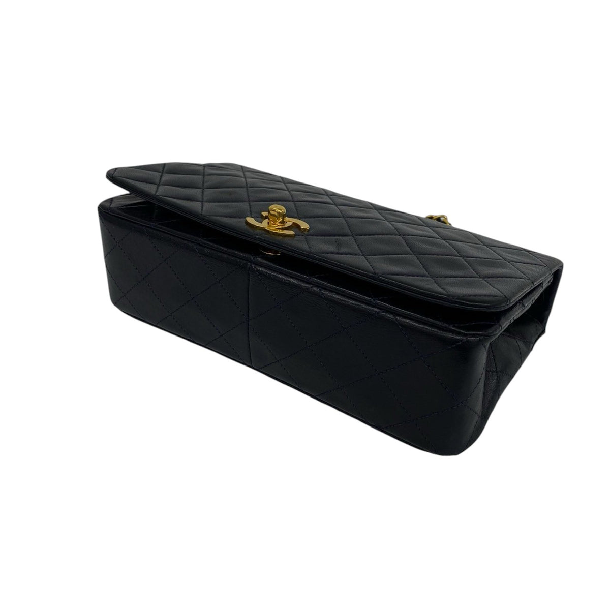 Chanel CC Quilted Lambskin Single Flap